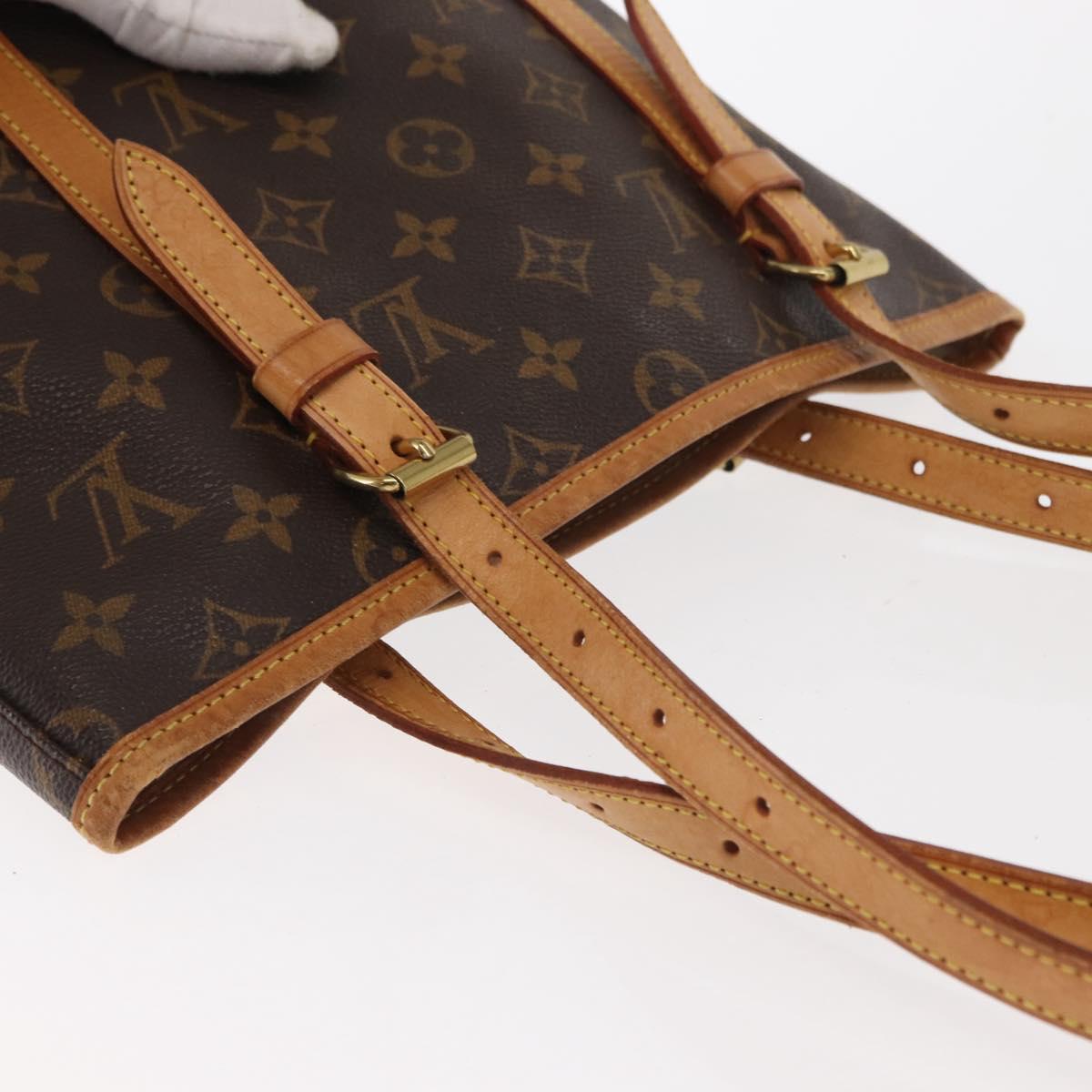 LOUIS VUITTON Monogram Bucket GM Shoulder Bag M42236 LV Auth 159247