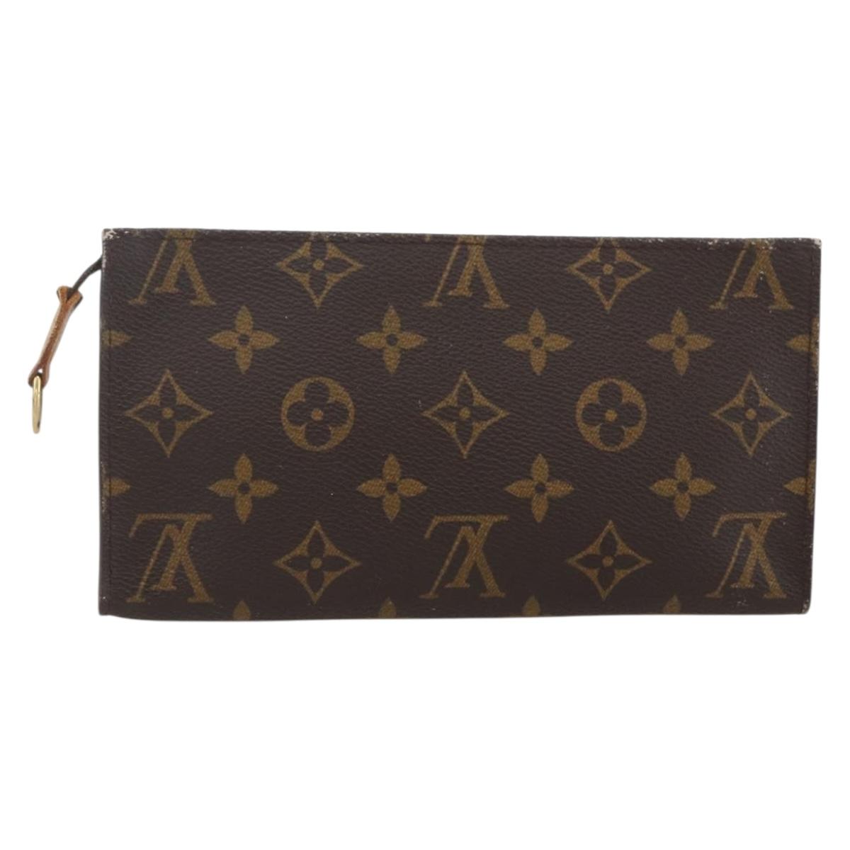 LOUIS VUITTON Monogram Bucket GM Accessory Pouch LV Auth 159248