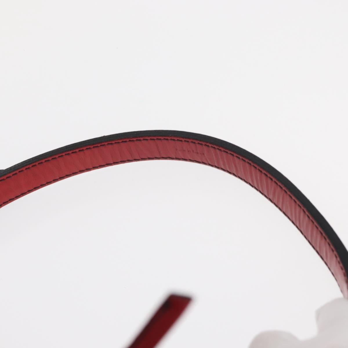LOUIS VUITTON Epi Noe Shoulder Bag Bicolor Black Red M44017 LV Auth 159254