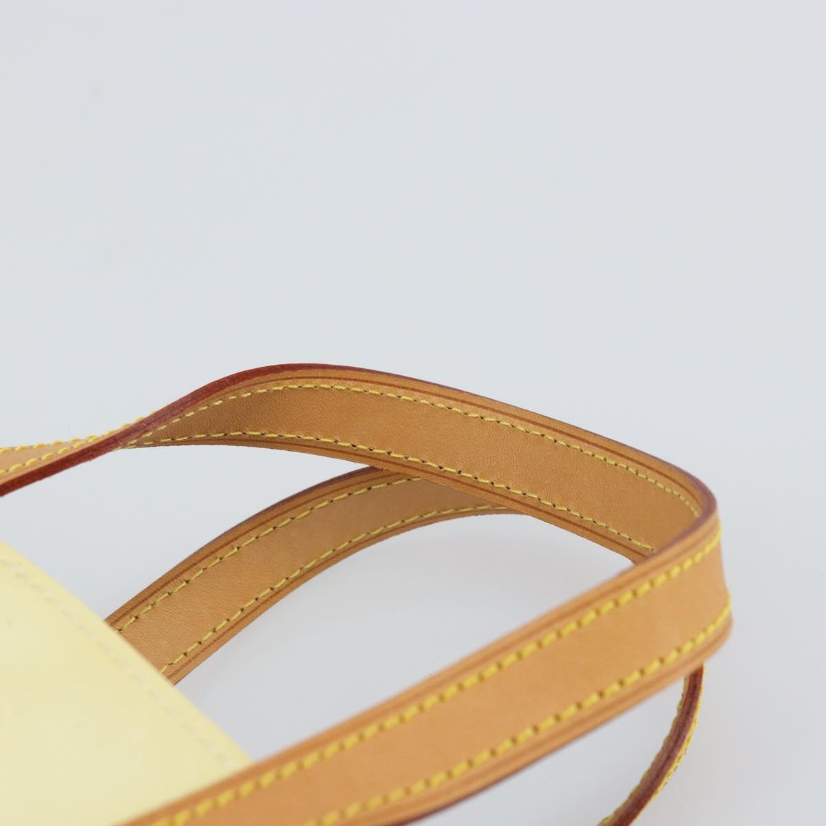 LOUIS VUITTON Monogram Vernis Reade PM Hand Bag Perle M91336 LV Auth 159276