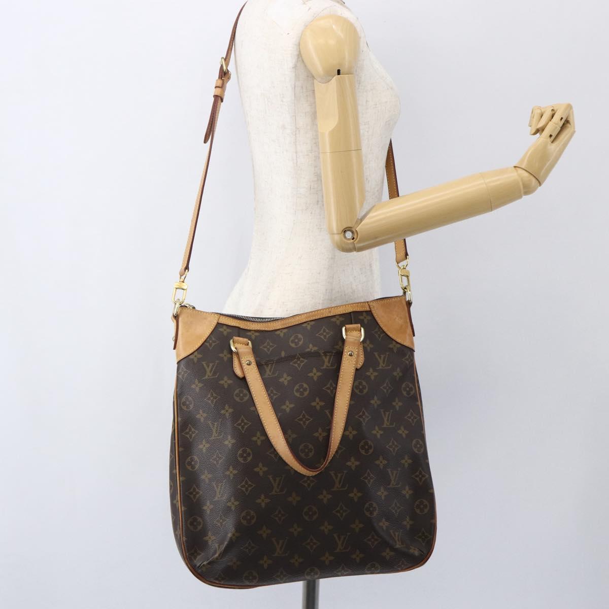 LOUIS VUITTON Monogram Odeon GM Shoulder Bag 2way M56388 LV Auth 159311V
