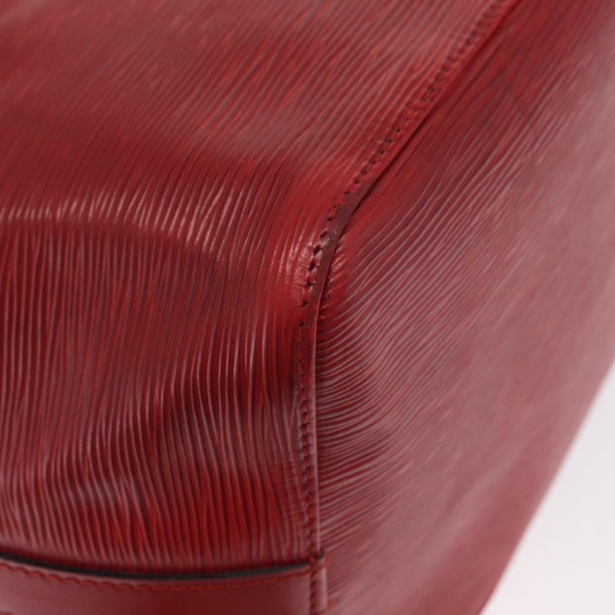 LOUIS VUITTON Epi Petit Noe Shoulder Bag Red M44107 LV Auth 159331