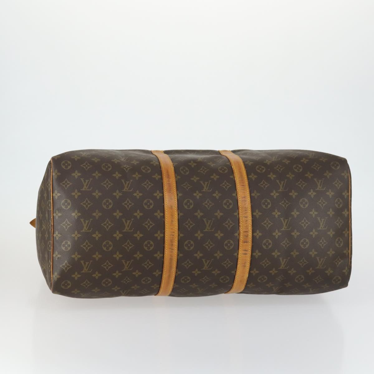LOUIS VUITTON Monogram Keepall 60 Boston Bag M41422 LV Auth 159339