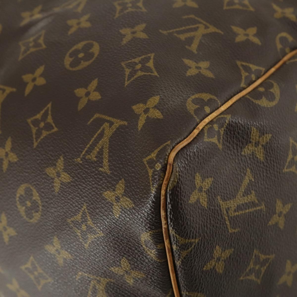 LOUIS VUITTON Monogram Keepall 55 Boston Bag M41424 LV Auth 159340