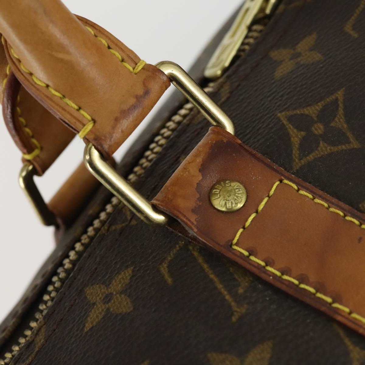 LOUIS VUITTON Monogram Keepall 55 Boston Bag M41424 LV Auth 159340