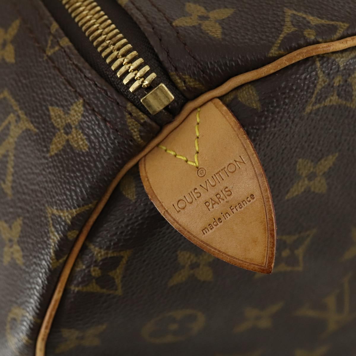 LOUIS VUITTON Monogram Keepall 55 Boston Bag M41424 LV Auth 159340