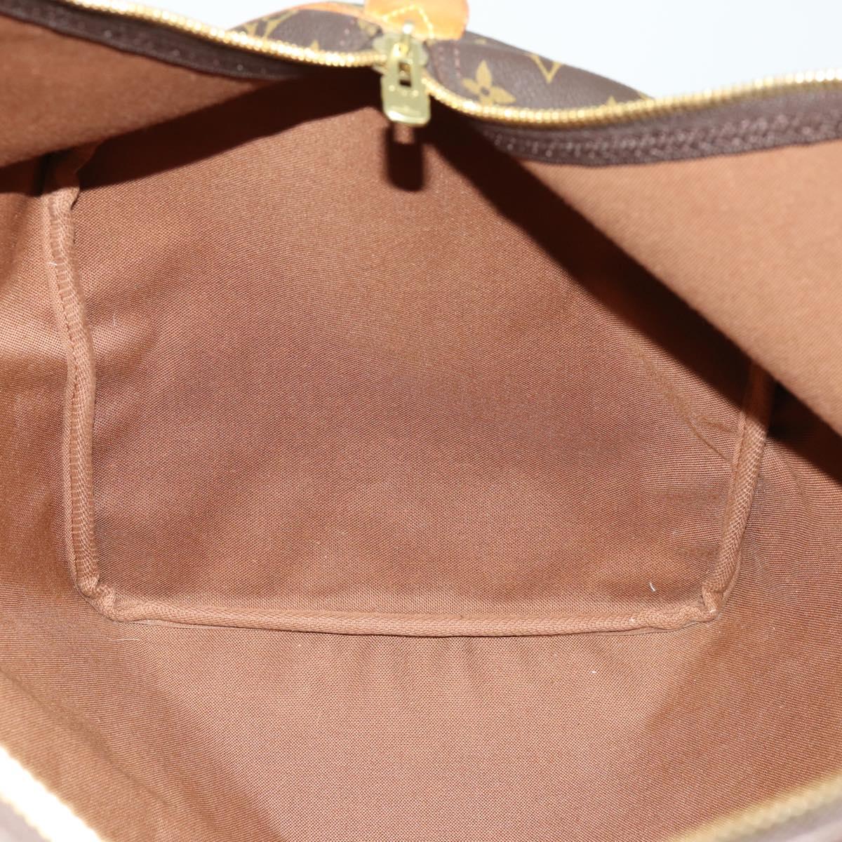 LOUIS VUITTON Monogram Keepall 55 Boston Bag M41424 LV Auth 159340