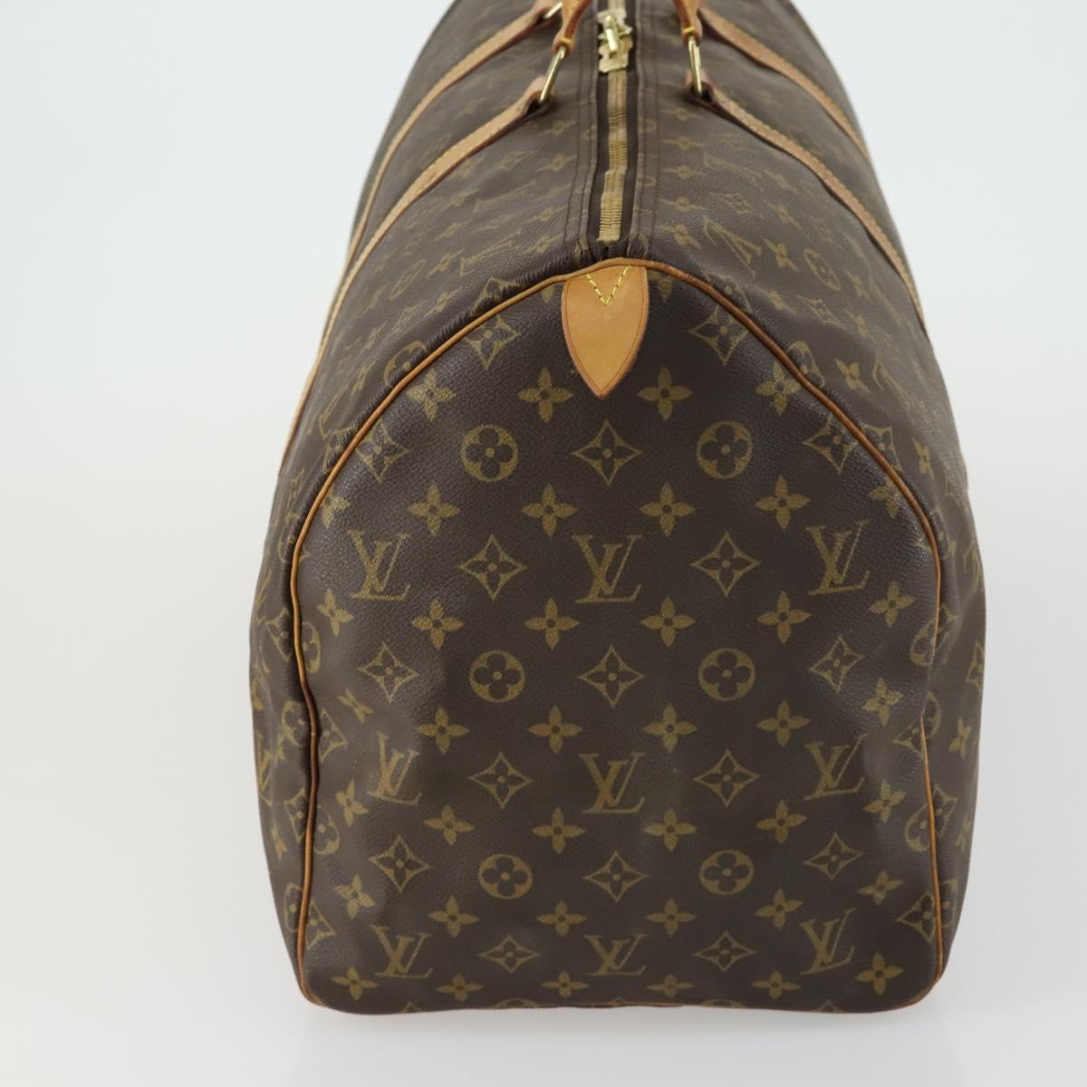 LOUIS VUITTON Monogram Keepall 55 Boston Bag M41424 LV Auth 159340