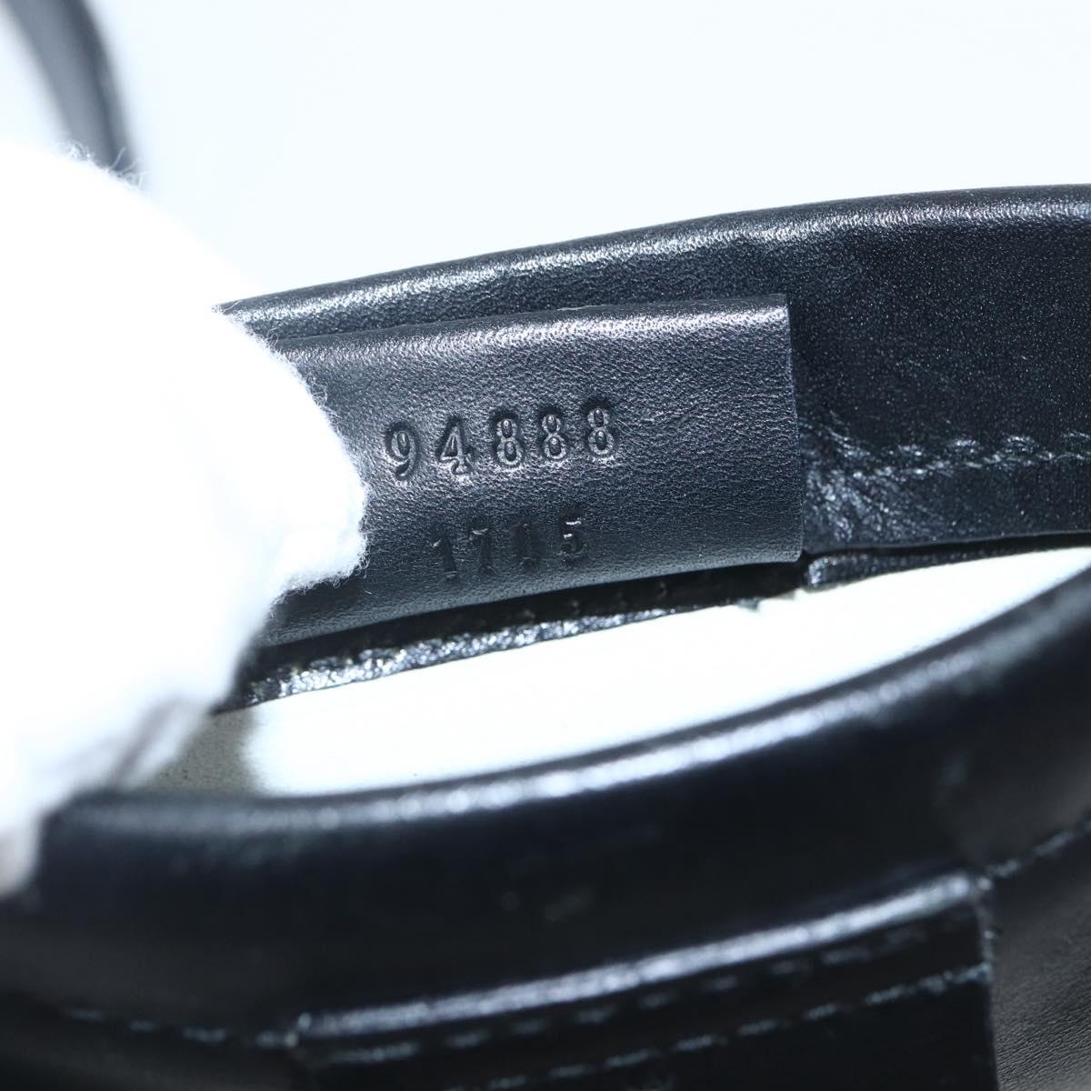 GUCCI Hand Bag Suede White Gold Auth 159346