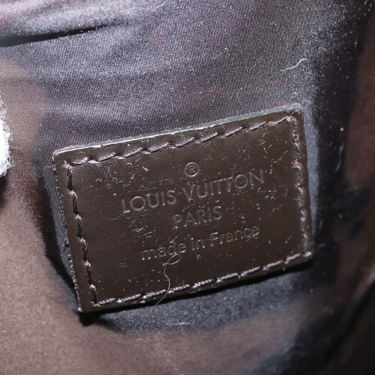 LOUIS VUITTON Damier Geant Roux Shoulder Bag Black M93079 LV Auth 159355