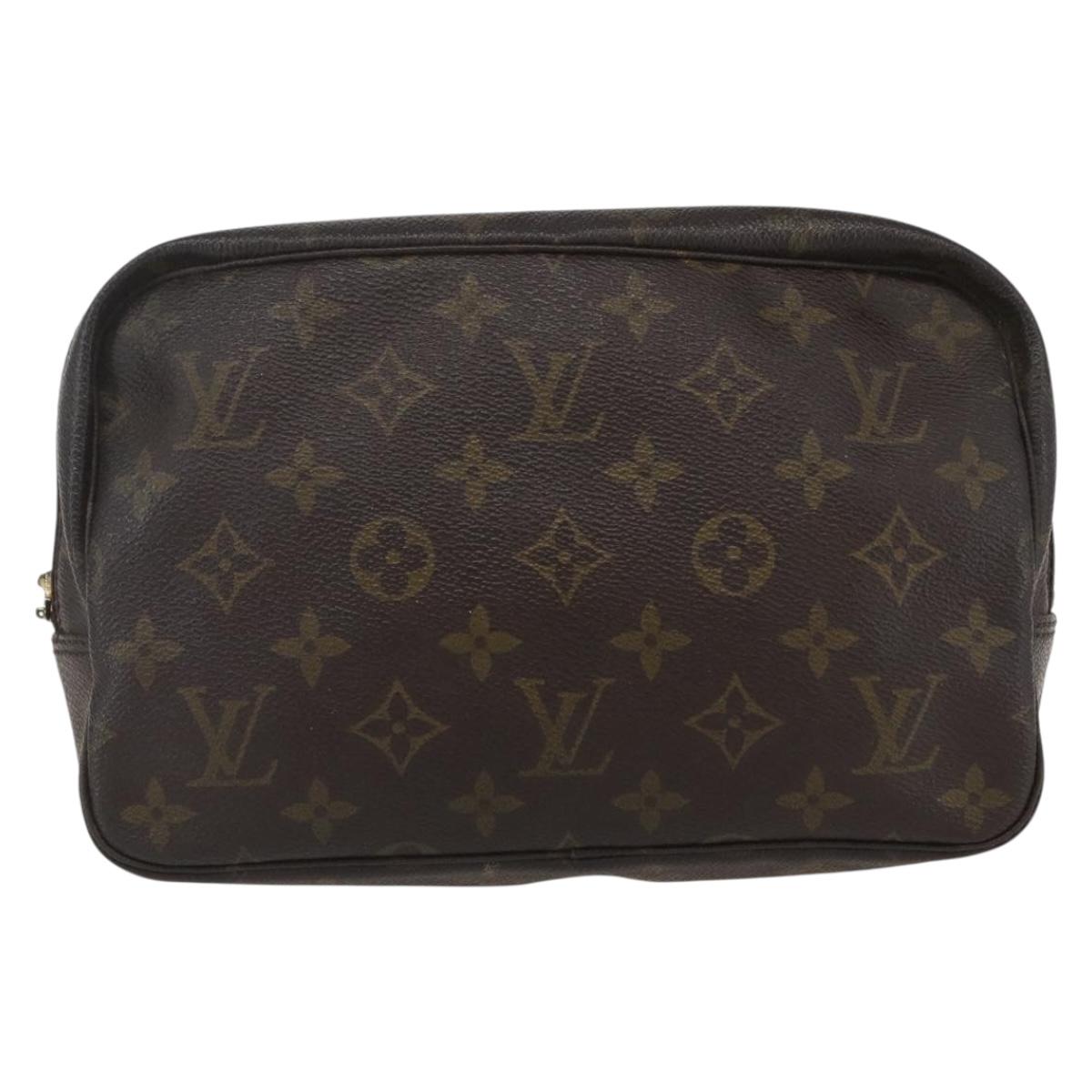 LOUIS VUITTON Monogram Trousse Toilette 23 Clutch Bag M47524 LV Auth 159364