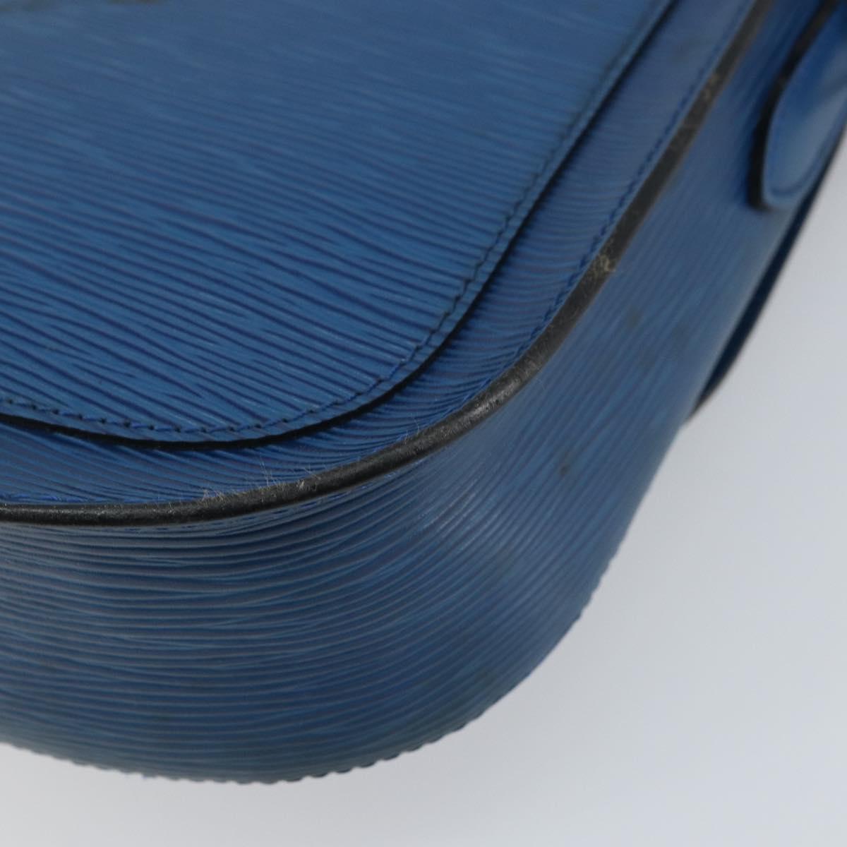 LOUIS VUITTON Epi Saint Cloud GM Shoulder Bag Toledo Blue M52195 LV Auth 159383