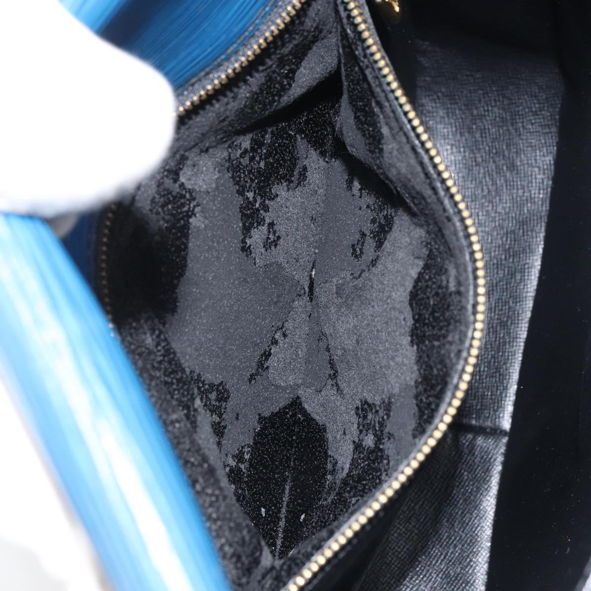 LOUIS VUITTON Epi Saint Cloud GM Shoulder Bag Toledo Blue M52195 LV Auth 159383