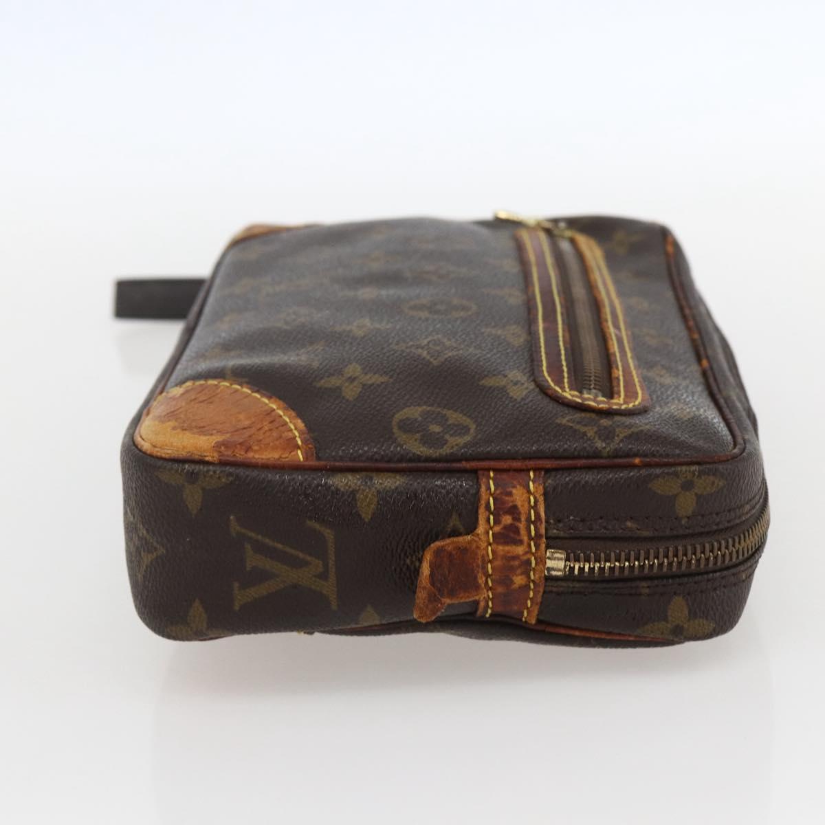 LOUIS VUITTON Monogram Marly Dragonne GM Clutch Bag M51825 LV Auth 159390