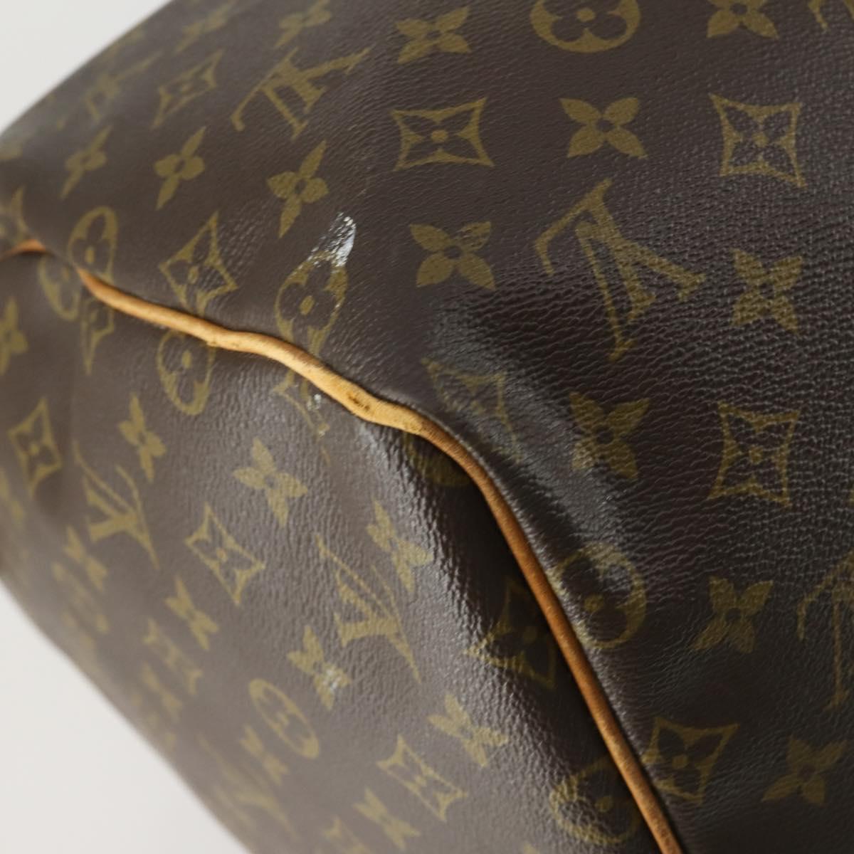 LOUIS VUITTON Monogram Keepall 55 Boston Bag M41424 LV Auth 159392
