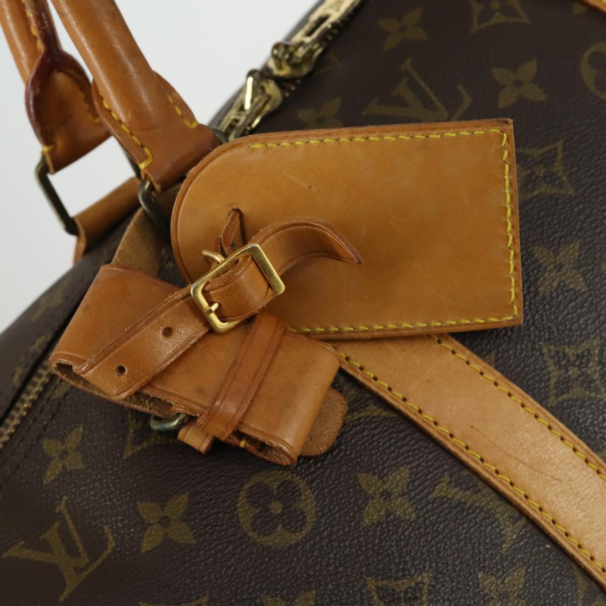 LOUIS VUITTON Monogram Keepall 55 Boston Bag M41424 LV Auth 159392