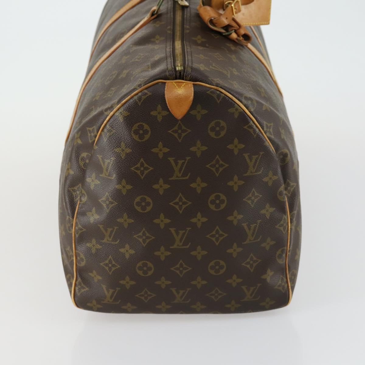 LOUIS VUITTON Monogram Keepall 55 Boston Bag M41424 LV Auth 159392
