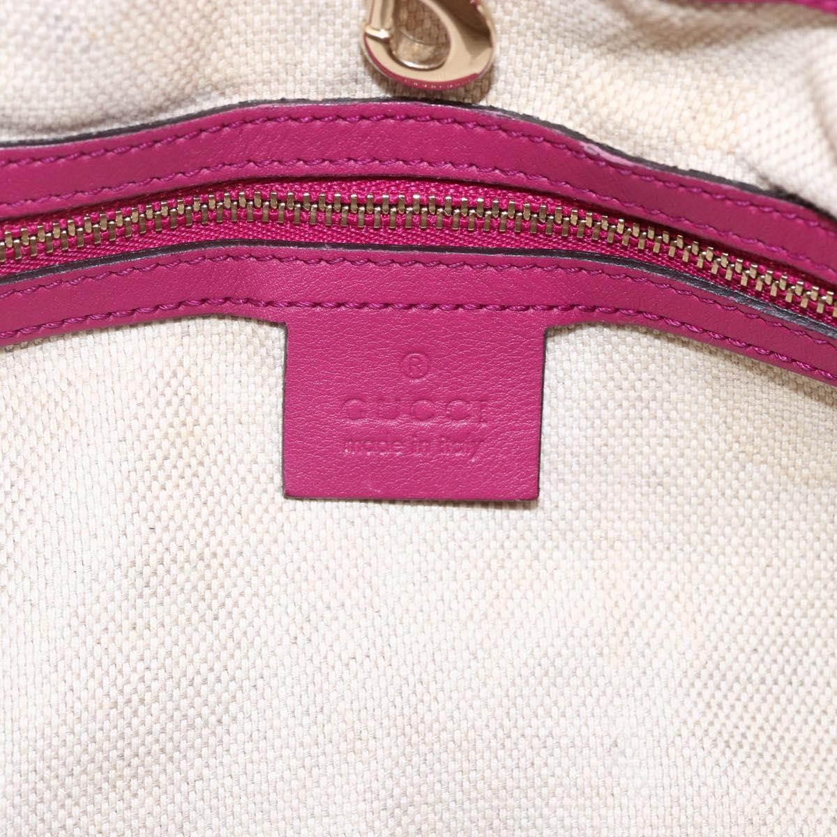 GUCCI Soho Chain Tote Bag Red Gold Auth 159398