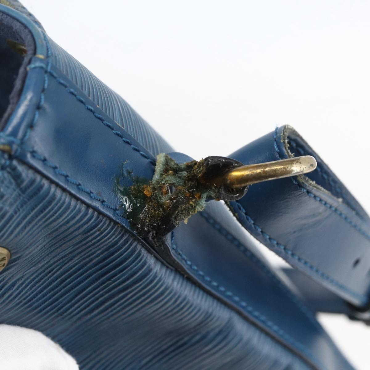 LOUIS VUITTON Epi Noe Shoulder Bag Toledo Blue M44005 LV Auth 159410
