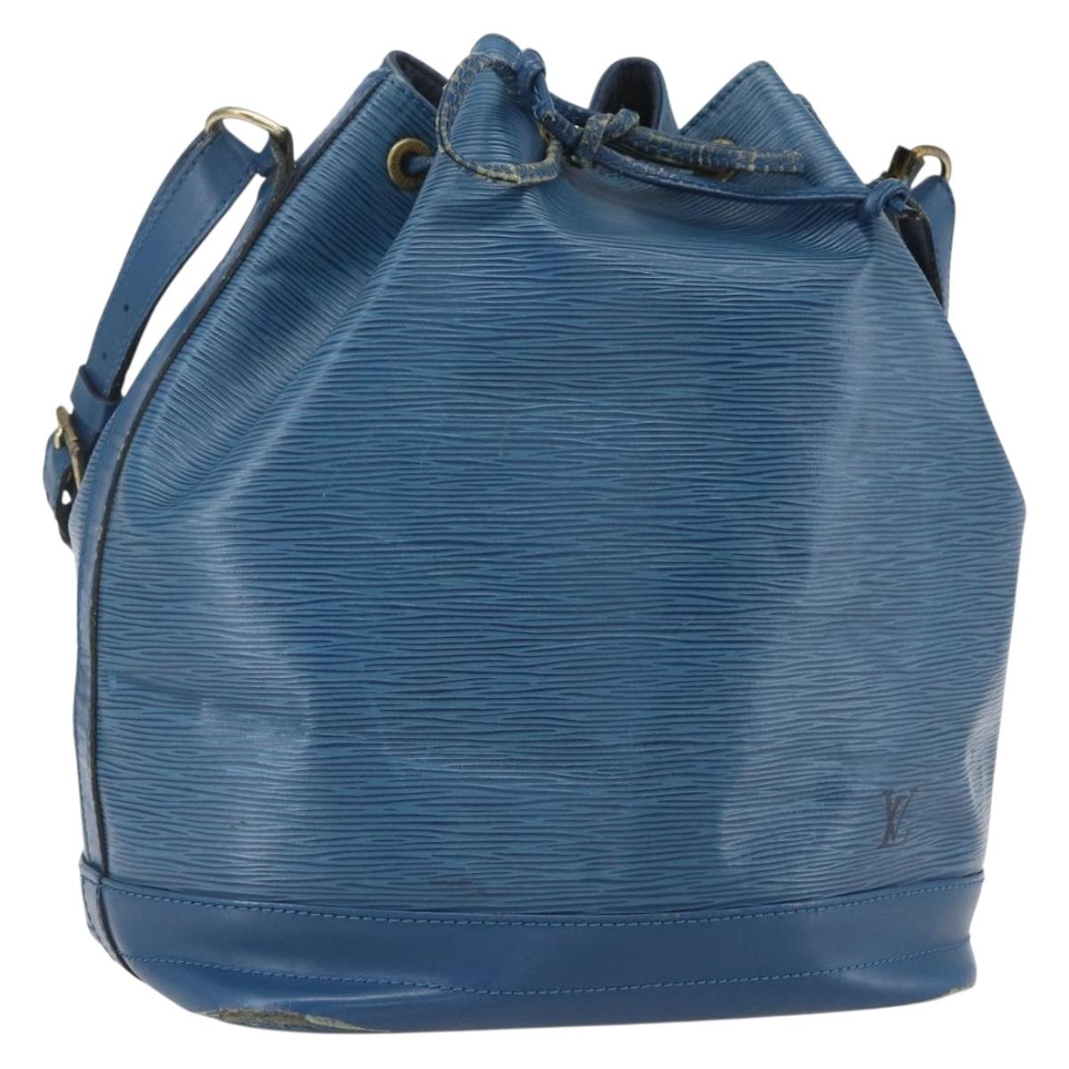 LOUIS VUITTON Epi Noe Shoulder Bag Toledo Blue M44005 LV Auth 159410