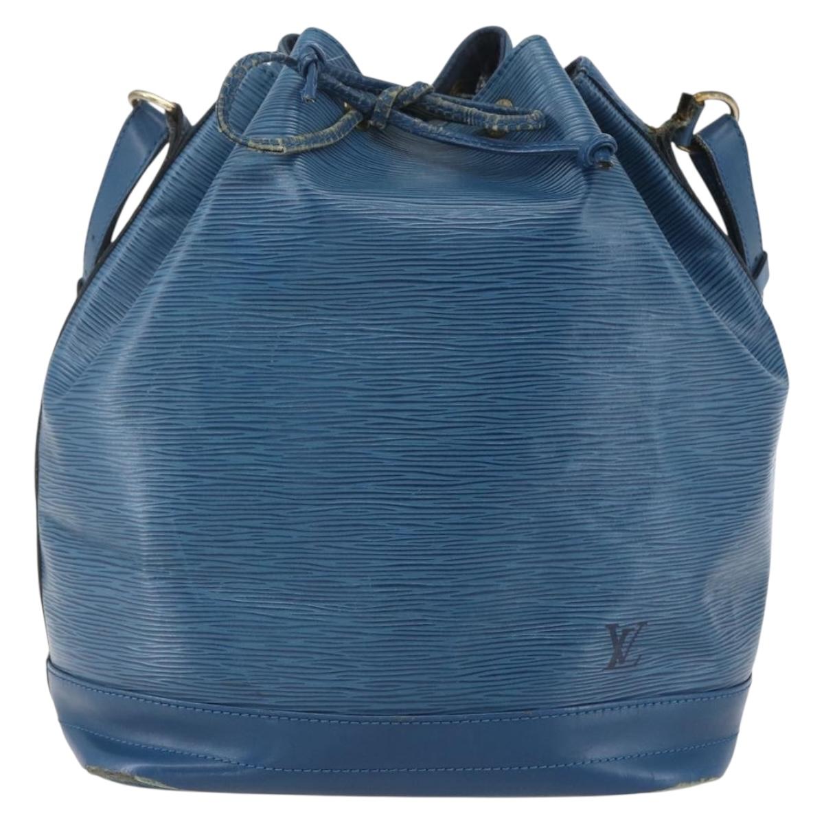 LOUIS VUITTON Epi Noe Shoulder Bag Toledo Blue M44005 LV Auth 159410