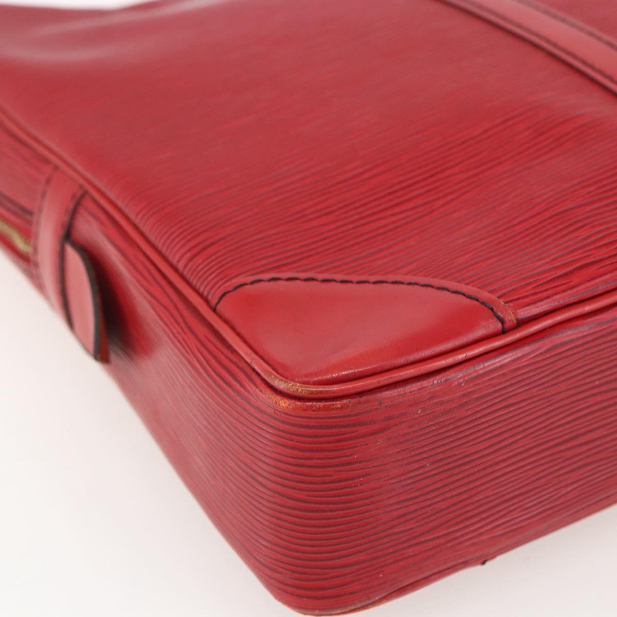 LOUIS VUITTON Epi Porte Documents Voyage Business Bag Red M54477 LV Auth 159411