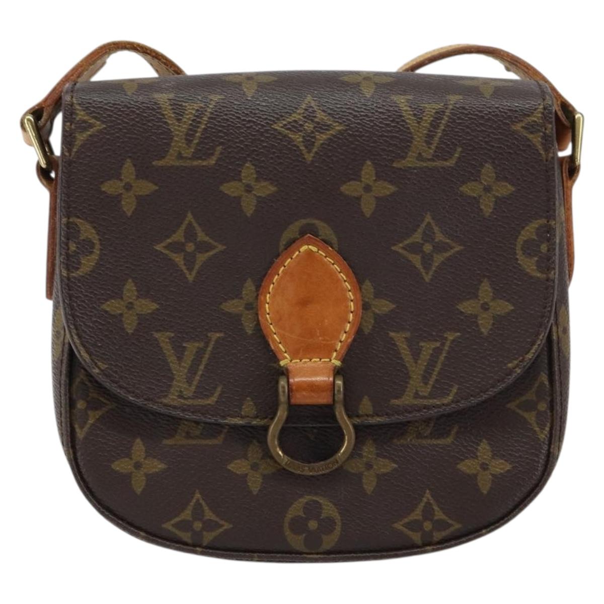 LOUIS VUITTON Monogram Saint Cloud PM Shoulder Bag M51244 LV Auth 159413