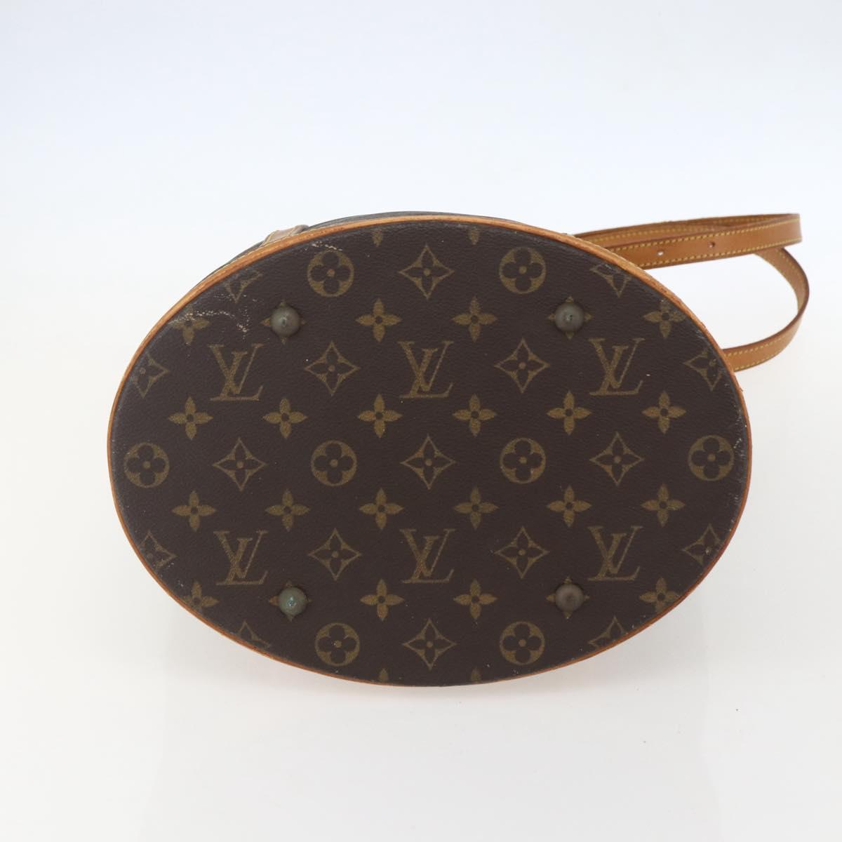 LOUIS VUITTON Monogram Bucket GM Shoulder Bag M42236 LV Auth 159427