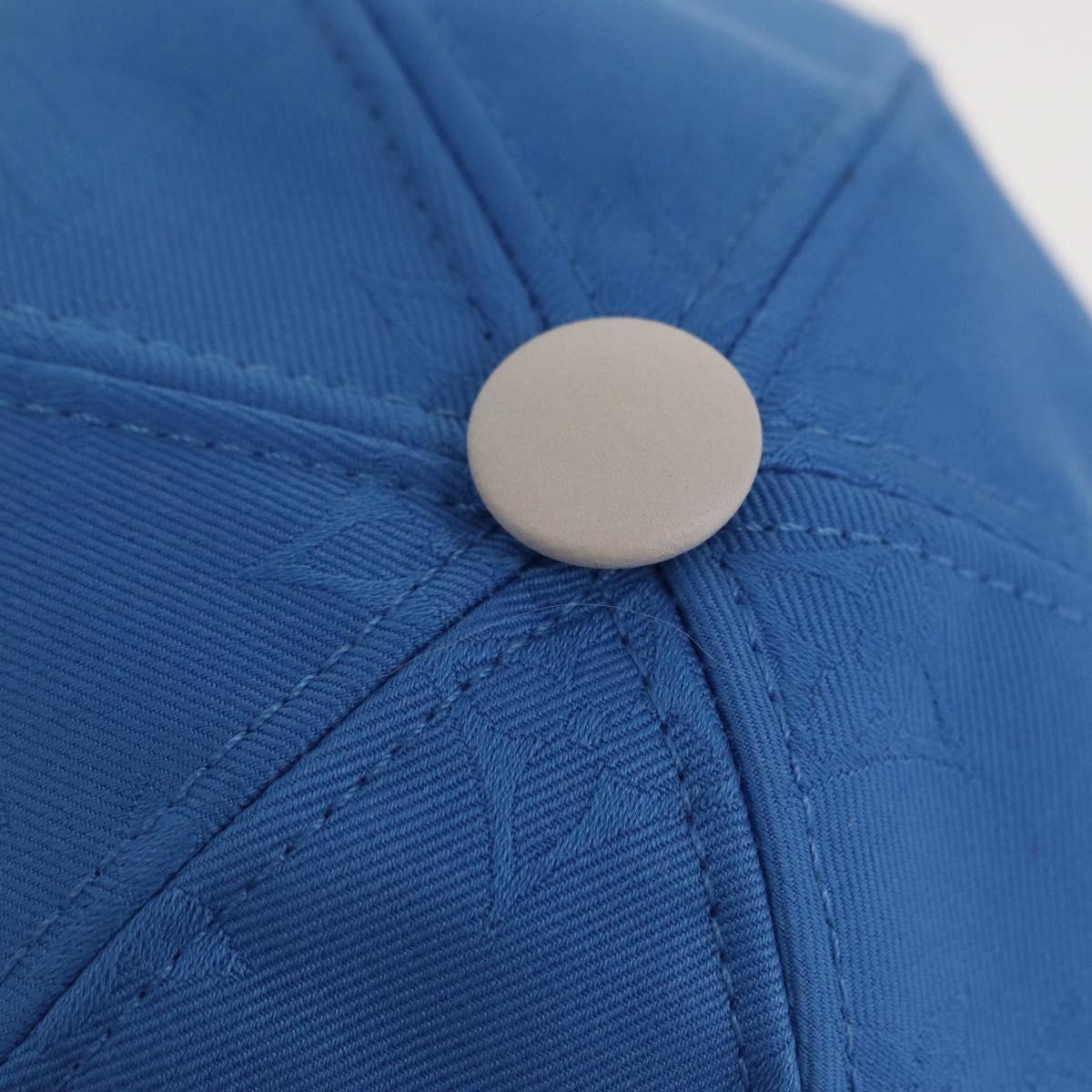 LOUIS VUITTON Monogram Yayoi Kusama Infinity Dot Cap Blue M7068M Auth 159436SM