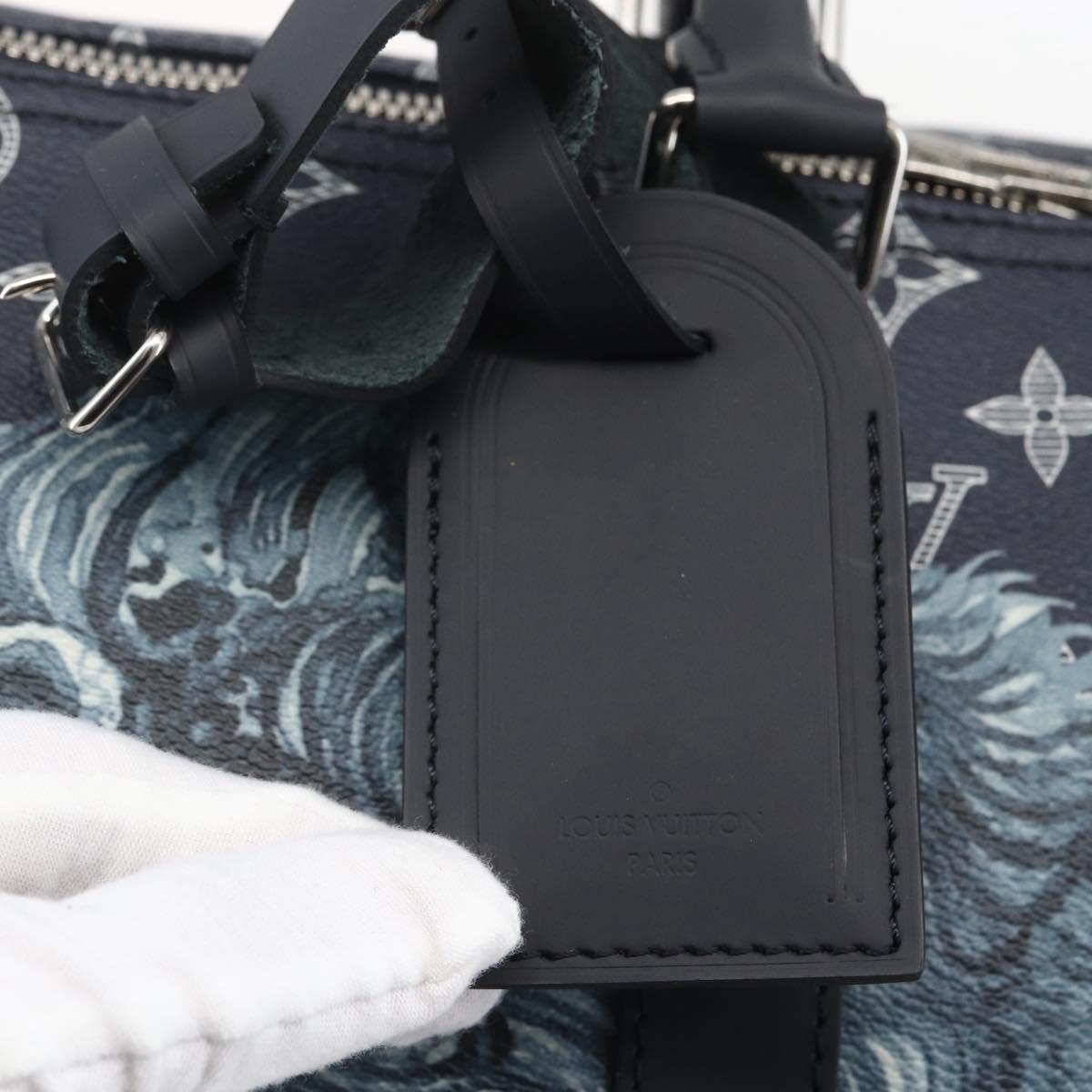 LOUIS VUITTON Monogram Savanna Keepall Bandouliere 45 Bag M54129 Auth 159443SM