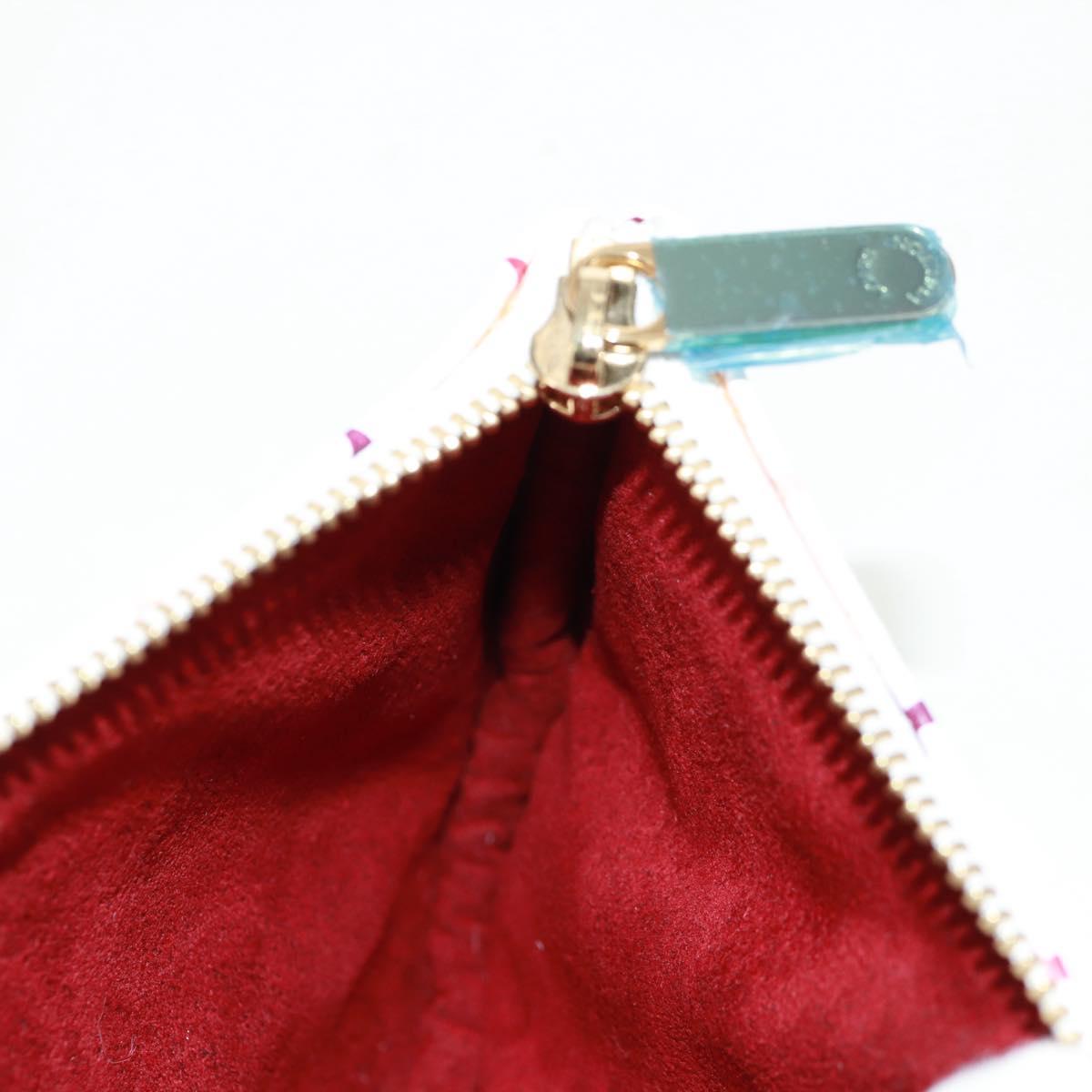 LOUIS VUITTON Monogram Multicolor Pochette MM Pouch White M60028 LV Auth 159454V