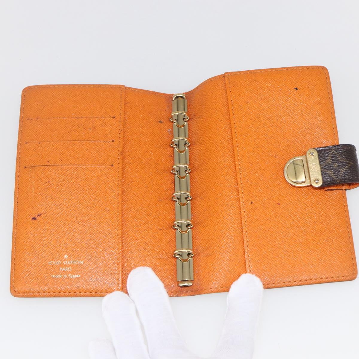 LOUIS VUITTON Monogram Agenda Koala PM Day Planner Cover Pink R21013 Auth 159455A