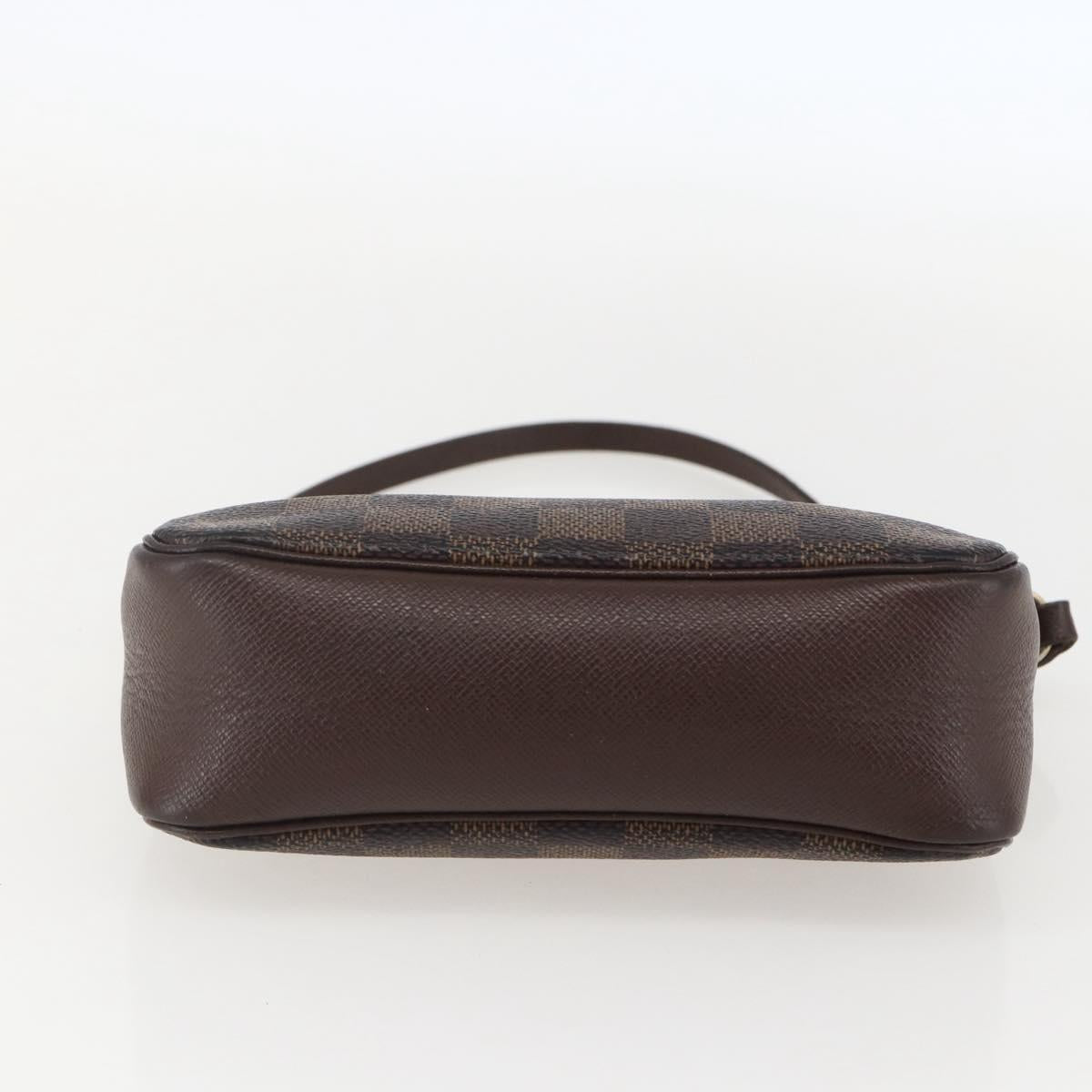 LOUIS VUITTON Damier Ebene Trousse Makeup Pouch N51982 LV Auth 159468