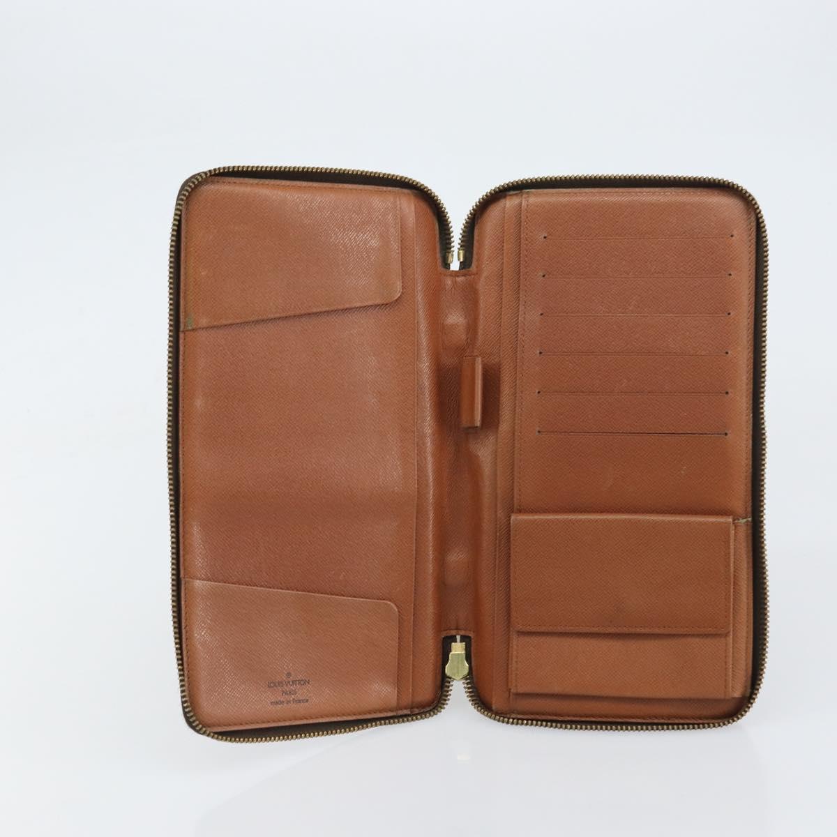 LOUIS VUITTON Monogram Organizer De Voyage Travel Case M60119 LV Auth 159477