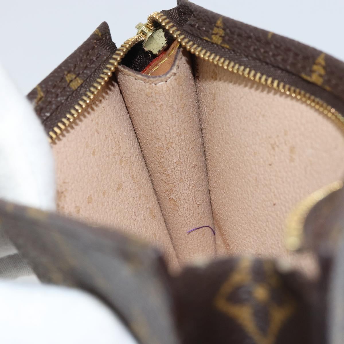 LOUIS VUITTON Monogram Bucket PM Accessory Pouch LV Auth 159478