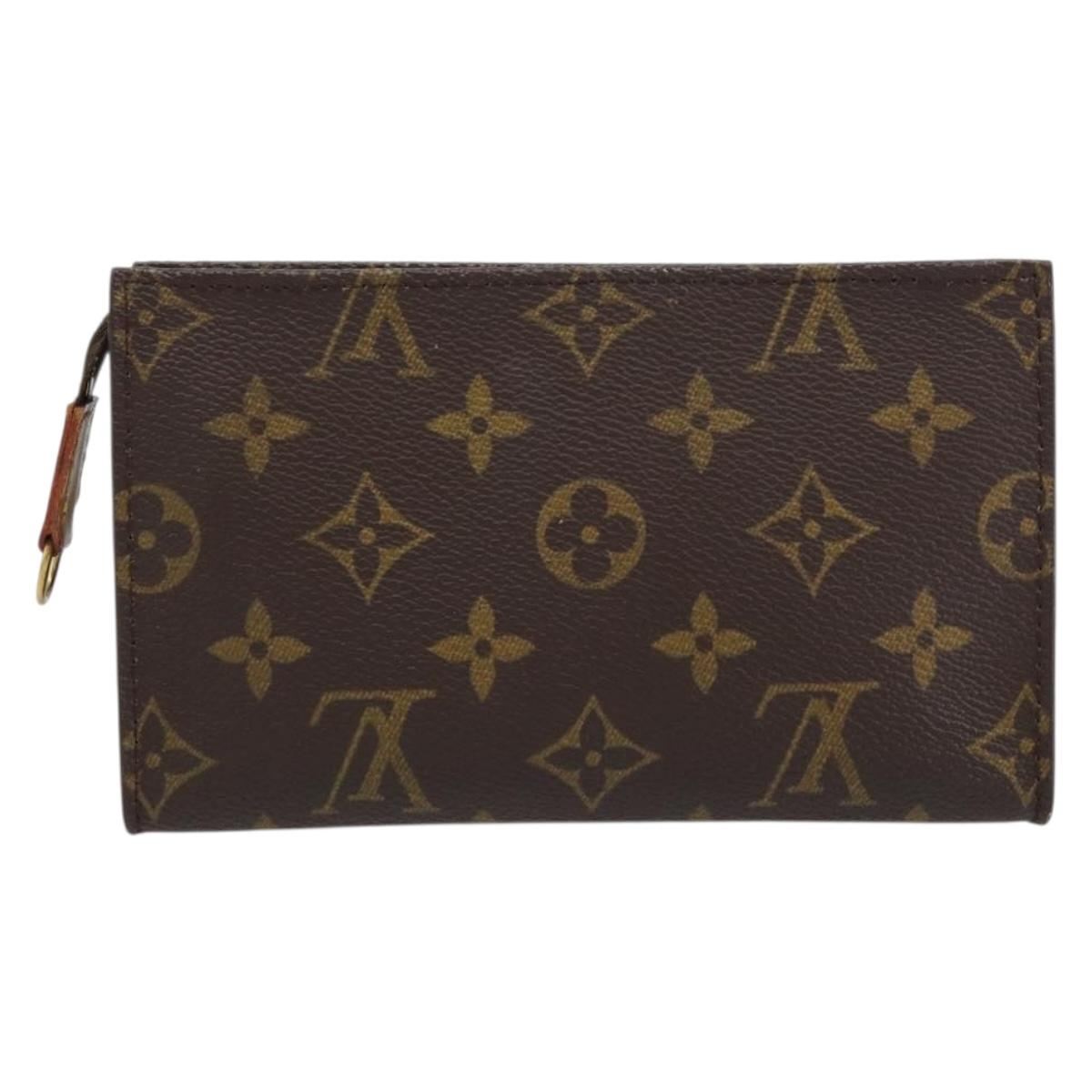 LOUIS VUITTON Monogram Bucket PM Accessory Pouch LV Auth 159478