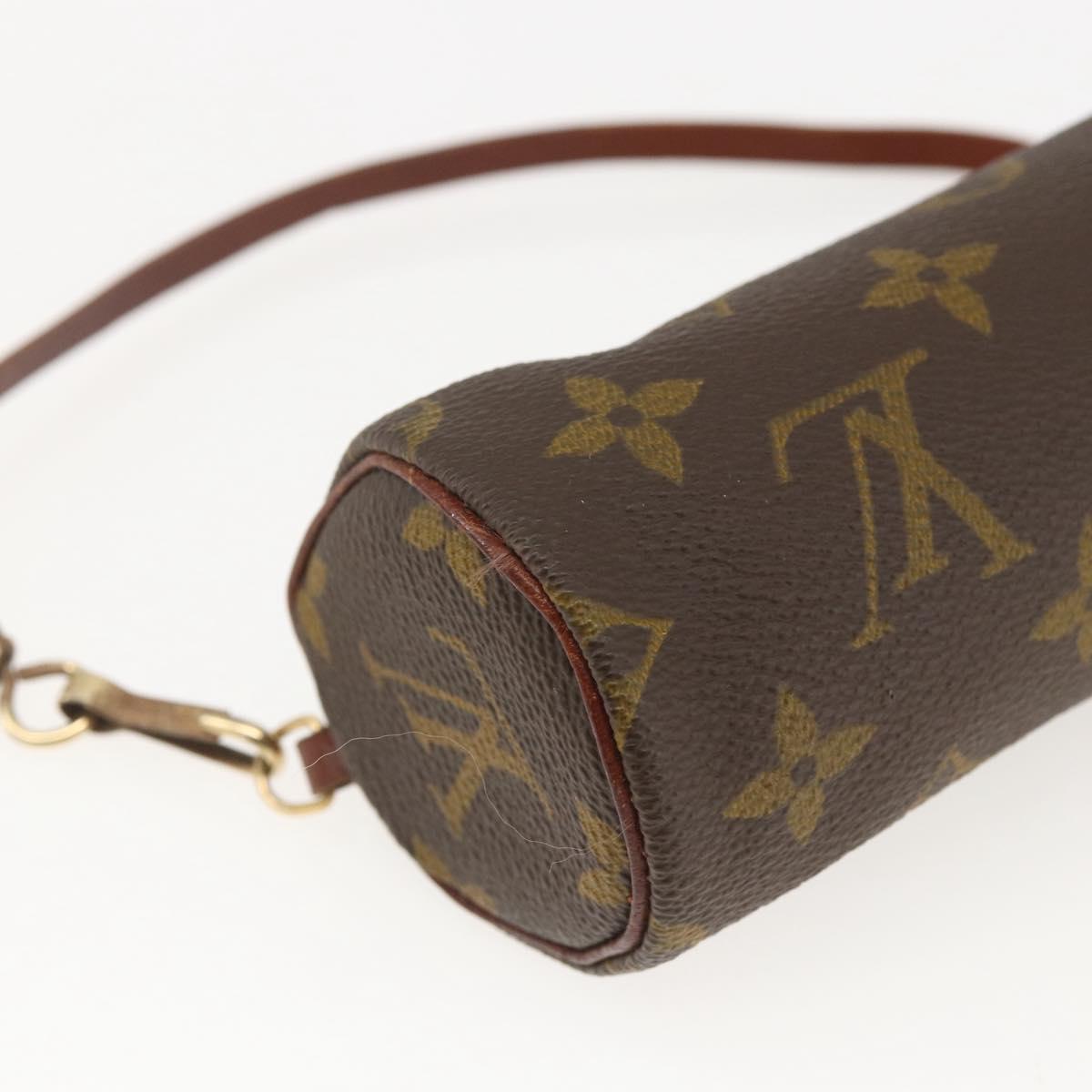 LOUIS VUITTON Monogram Papillon Pouch LV Auth 159487