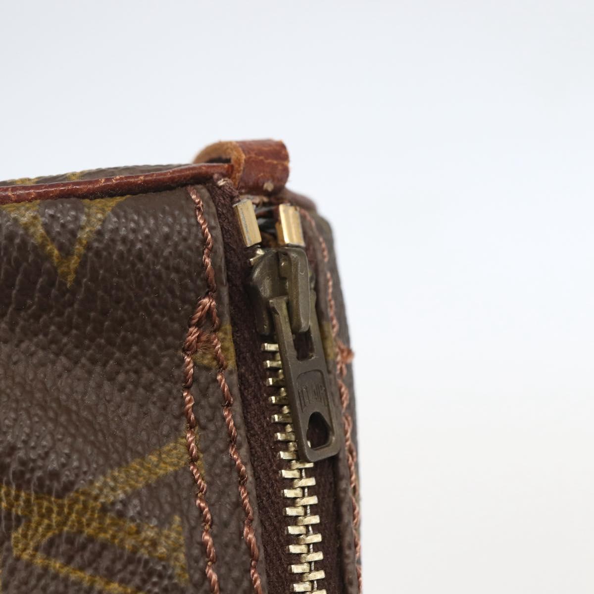 LOUIS VUITTON Monogram Papillon Pouch LV Auth 159487