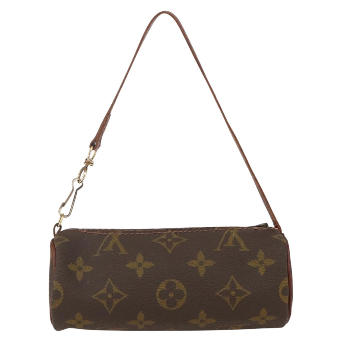 LOUIS VUITTON Monogram Papillon Pouch LV Auth 159487