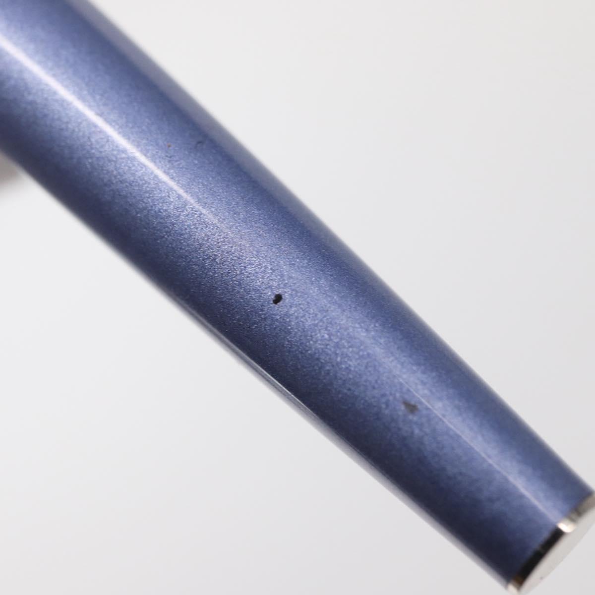 LOUIS VUITTON Jetligne Pen metal Blue N79229 LV Auth 159489