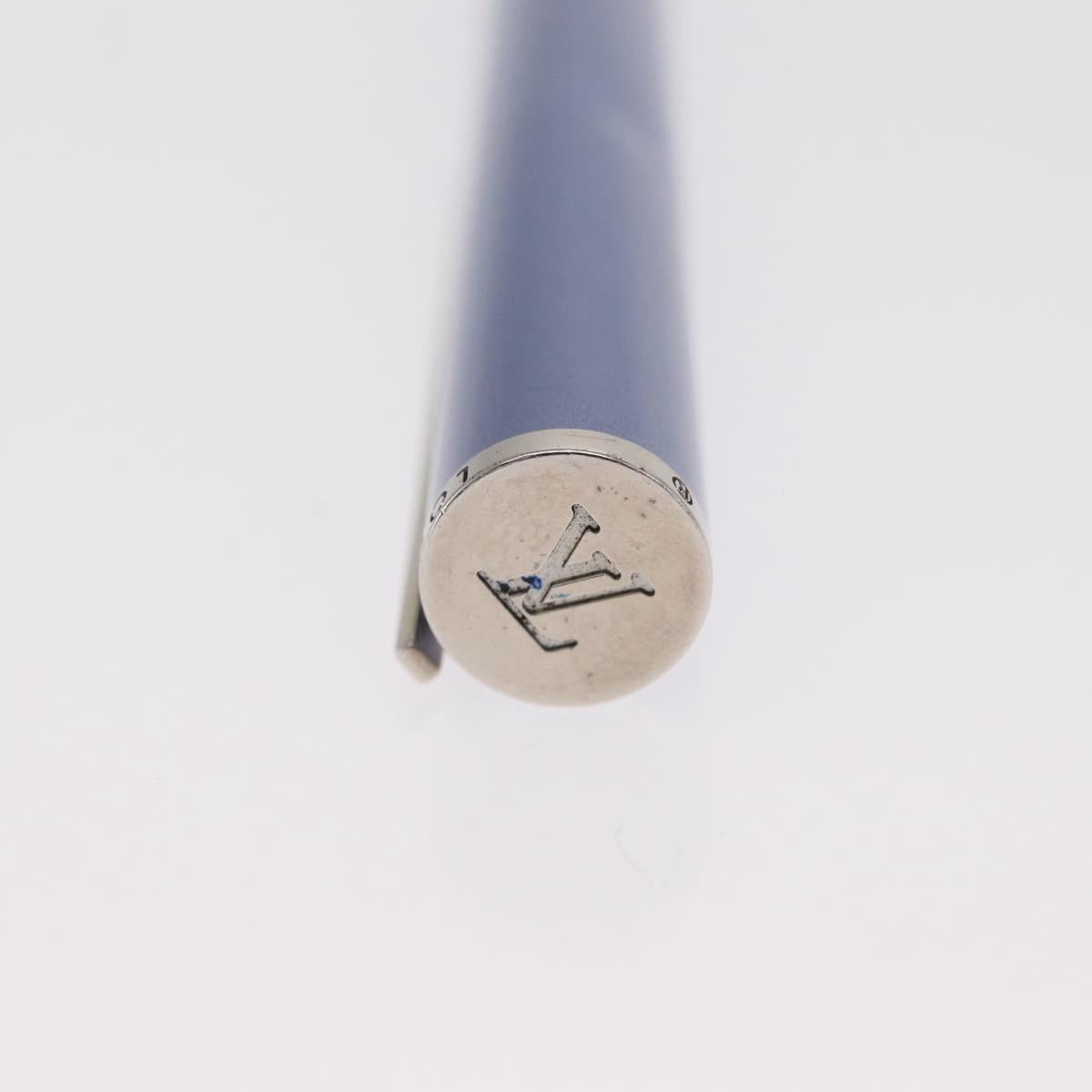 LOUIS VUITTON Jetligne Pen metal Blue N79229 LV Auth 159489