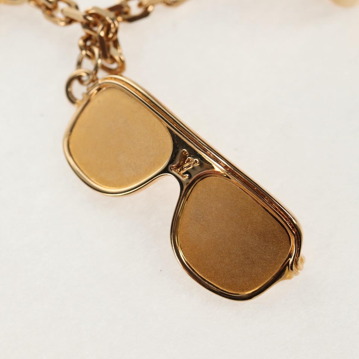 LOUIS VUITTON Porte Cles Cannes Key Holder metal Gold M65383 LV Auth 159493M