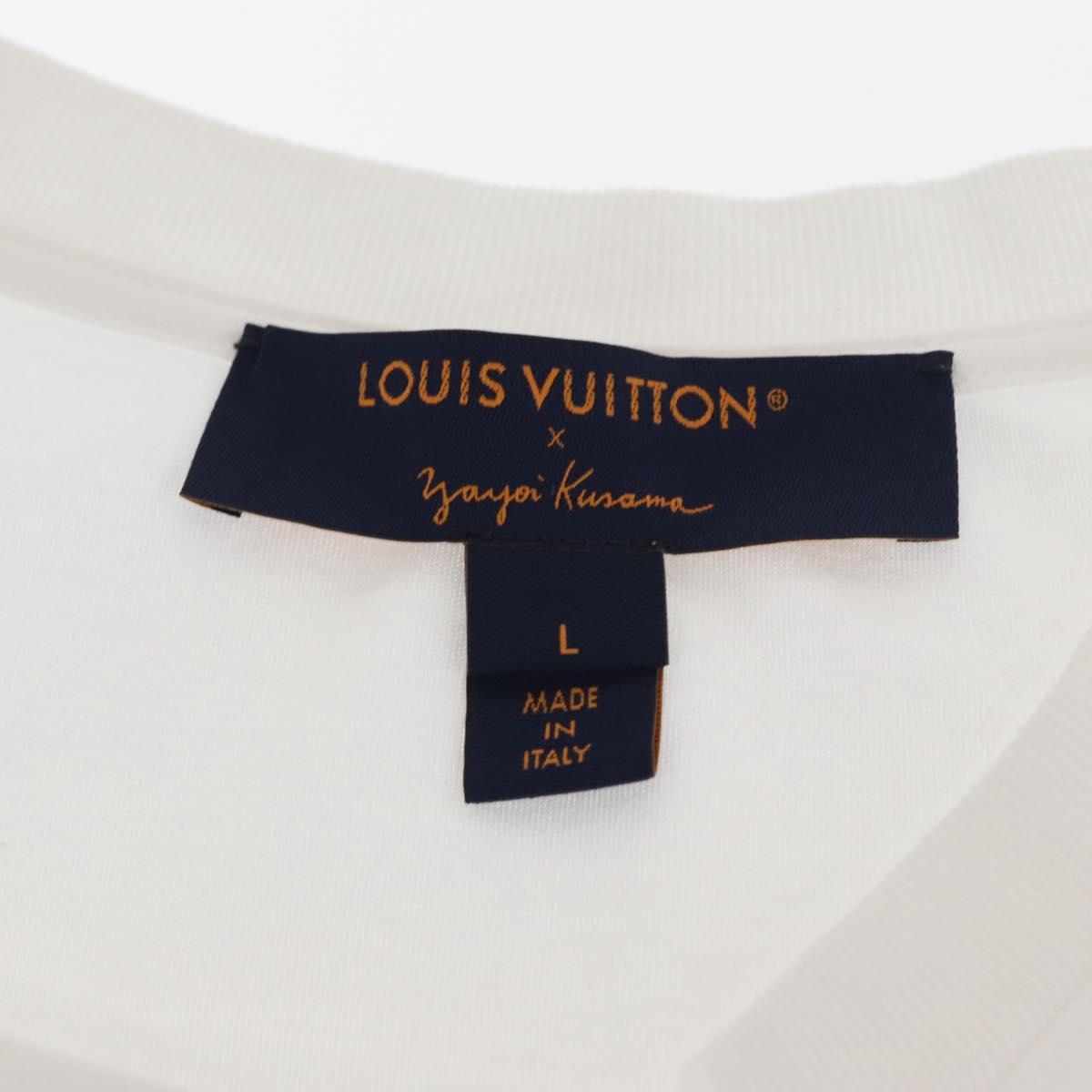 LOUIS VUITTON LVxYK Shirt Cotton White LV Auth 159497SAM