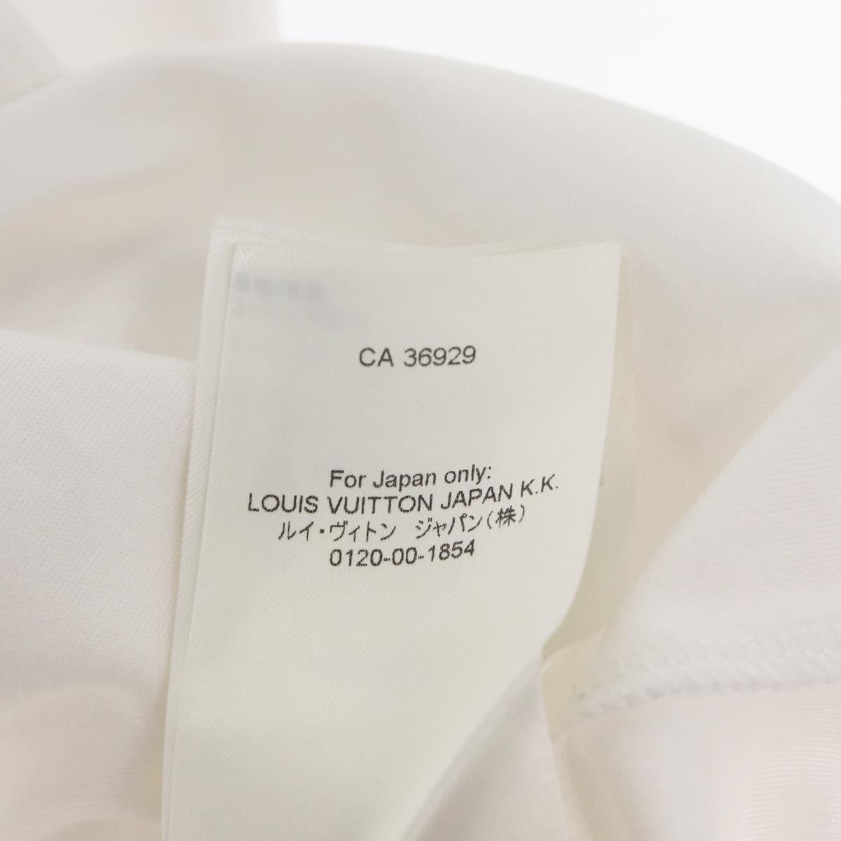 LOUIS VUITTON LVxYK Shirt Cotton White LV Auth 159497SAM