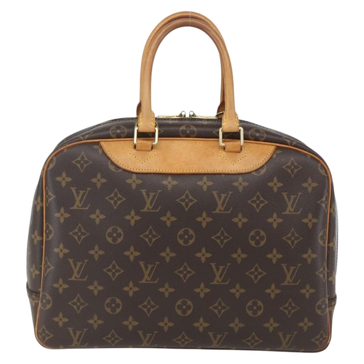 LOUIS VUITTON Monogram Deauville Hand Bag M47270 LV Auth 159521
