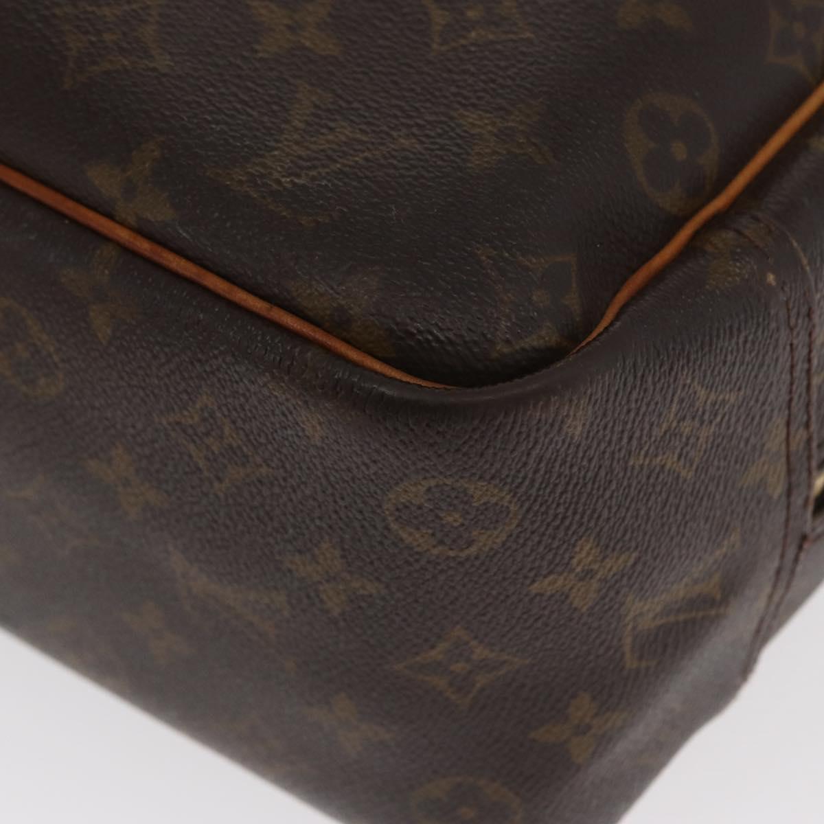 LOUIS VUITTON Monogram Deauville Hand Bag M47270 LV Auth 159524