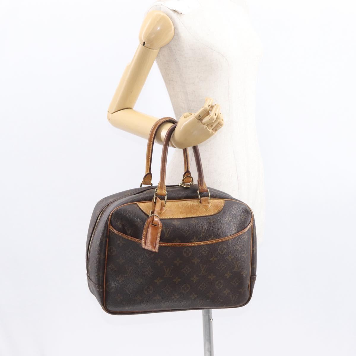LOUIS VUITTON Monogram Deauville Hand Bag M47270 LV Auth 159524