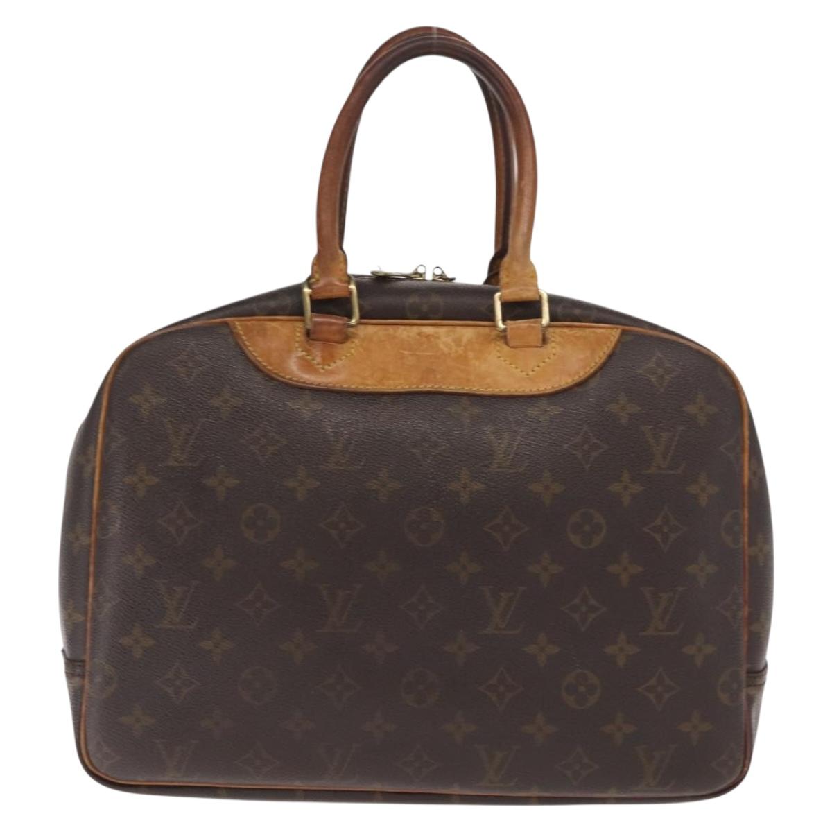 LOUIS VUITTON Monogram Deauville Hand Bag M47270 LV Auth 159524