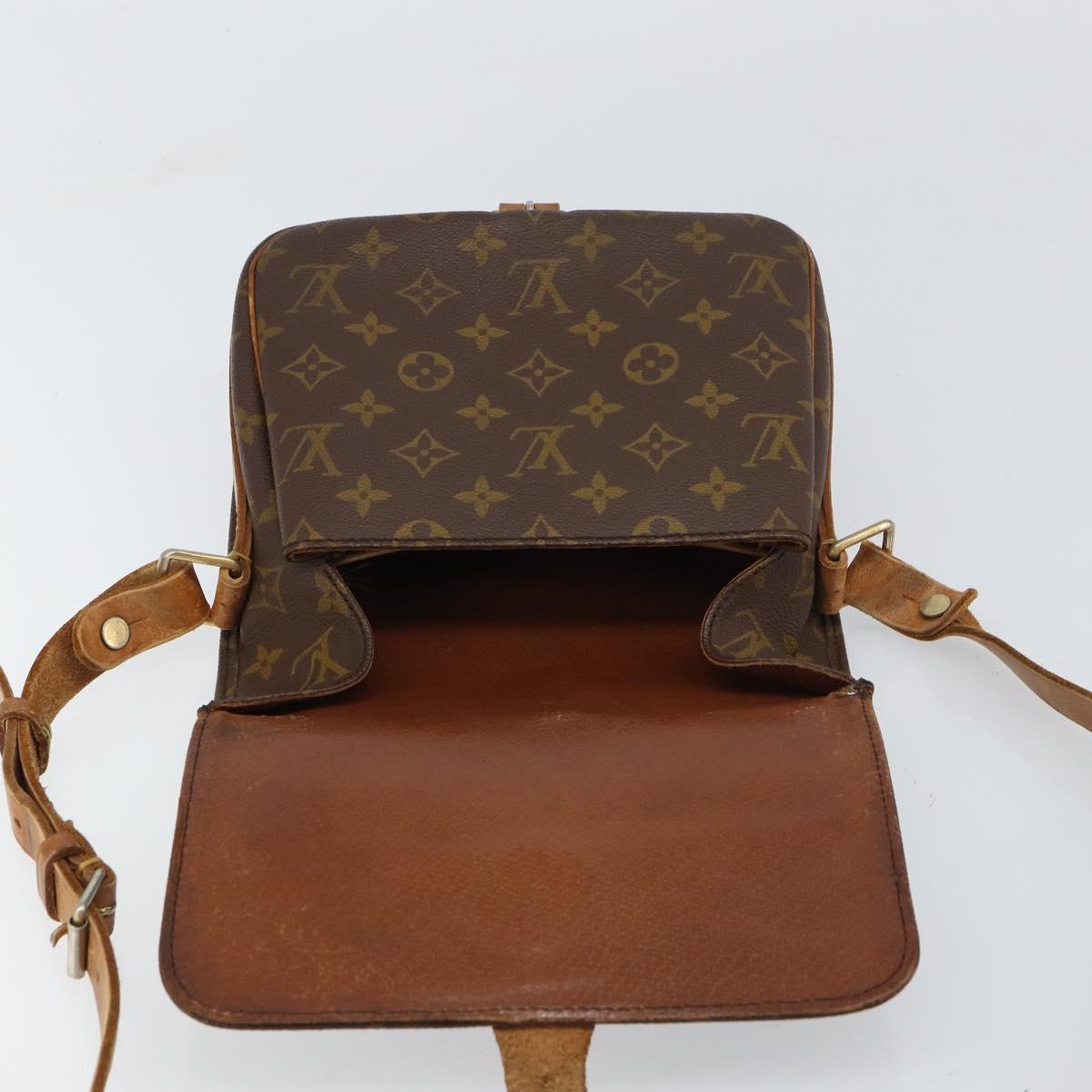 LOUIS VUITTON Monogram Cartouchiere MM Shoulder Bag M51253 LV Auth 159527