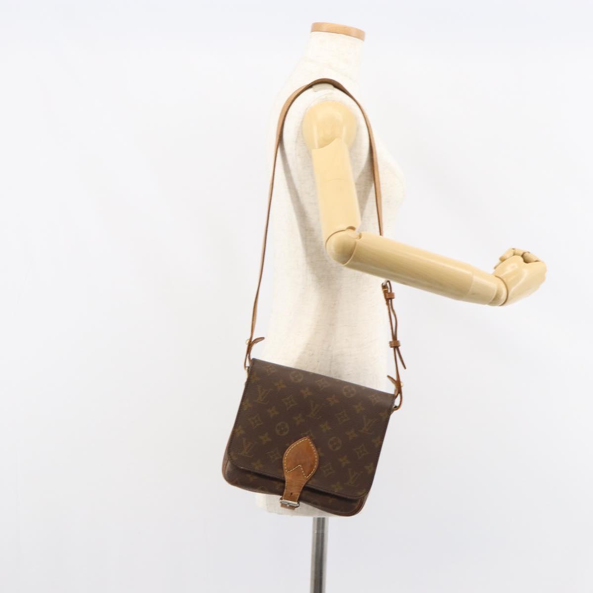 LOUIS VUITTON Monogram Cartouchiere MM Shoulder Bag M51253 LV Auth 159527